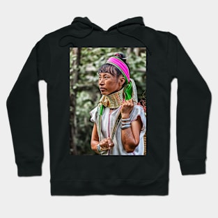 Long Neck Hill Tribe Woman Hoodie